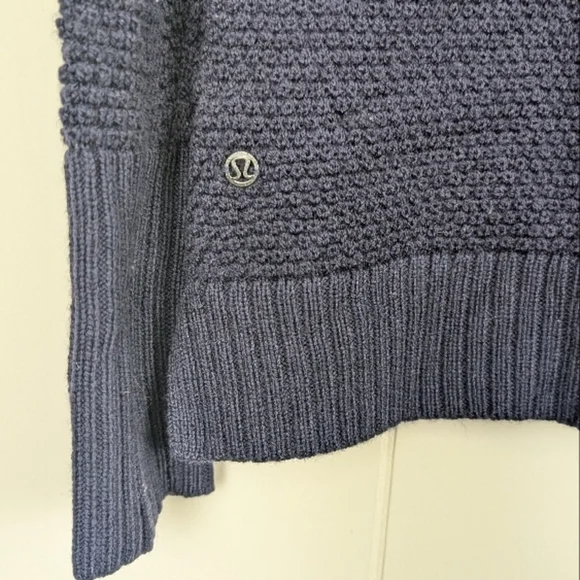 Lululemon Warm And Restore Navy Sweater - Picture 3 of 10